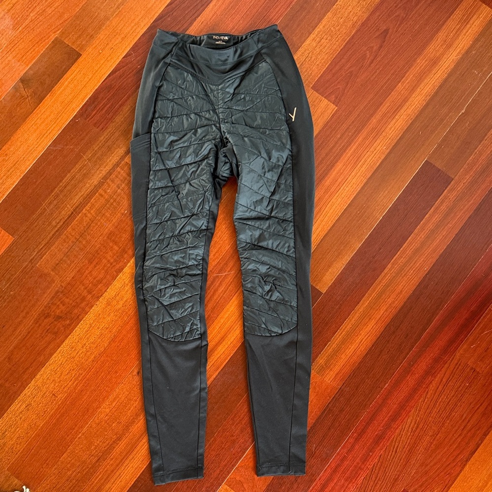 Black Quilted Women's Jeans